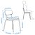 IKEA Обідній стілець GRASALA Сірий (ИКЕА ГРАСАЛЬ) 70515468 фото - 2