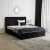 Ліжко Mebel Elit MARI Welur 160x200 см Чорний ME.MARI/160/CZ/V/LOZZPOJ