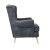 Кресло мягкое Homla FOSSBY FASO Velvet Серый - 2 Кресло мягкое Homla FOSSBY FASO Velvet Серый 233008 фото - 2