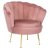 Крісло м'яке з підставкою Mebel Elit GRAND Welur Рожевий ME.GRAND/R/V/FW фото - 2