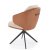 Обеденный стул поворотный Halmar K554 Бежевый V-CH-K/554-KR-BRĄZOWY фото - 2