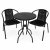 Садовый стол Favora BISTRO Черный FB12038BL фото - 2