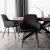 Обідній стілець Mebel Elit BRESSO Welur Чорний ME.BRESSO/CZ/CZ/V/K фото - 6
