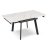 Розкладний обідній стіл Mebel Elit LARES Ceramic Marmur Білий ME.LARES/B/CZ/CER/S90-150 фото - 3