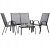 Комплект садовой мебели Garden Line NEO9924 Серый Комплект садовой мебели Garden Line NEO9924 Серый NEO9924