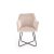 Обідній стілець Halmar K-377 Welur Бежевий - 5 Обідній стілець Halmar K-377 Welur Бежевий V-CH-K/377-KR-BEŻOWY фото - 5