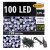 Новорічна гірлянда Chomik 100 LED 4,95 м Холодний-білий BUL1190