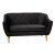 Диван Signal MOLLY Welur 2 Черный Диван Signal MOLLY Welur 2 Черный MOLLY2V19CZ-buk