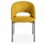 Обеденный стул Halmar K373 Горчичный - 3 Обеденный стул Halmar K373 Горчичный V-CH-K/373-KR-MUSZTARDOWY фото - 3
