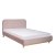 Ліжко Homla KARALIUS Welur 140x200 см Рожевий - 2 Ліжко Homla KARALIUS Welur 140x200 см Рожевий 207725 фото - 2