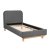 Кровать Homla KARALIUS Welur 90x200 см Серый - 4 Кровать Homla KARALIUS Welur 90x200 см Серый 207720 фото - 4