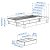 IKEA Раскладная кровать с матрасом GLAMBERGET 80-160x200 см Сосна (ИКЕА ГЛАМБЕРГЕТ) 59568482 фото - 10