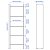 IKEA Стеллаж BAGGEBO Белый (ИКЕА БАГГЕБО) 20436713 фото - 4