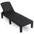 Складной шезлонг Mebel Elit LUIZJANA Черный - 2 Складной шезлонг Mebel Elit LUIZJANA Черный ME.LUIZJANA/CZ/P/T/OGR/LEZ фото - 2