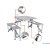 Комплект складной туристической мебели Garden Line METAL Серебристый OXE3410 silver фото - 3