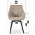 Обеденный стул поворотный Mebel Elit LUNA 2 Бежевый ME.LUNA2/BZ/T/K фото - 8