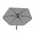 Садова парасоля з чохлом Garden Line BANANA 300 см Сірий GAO5316 фото - 2