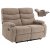 Кресло мягкое раскладное с реклайнером Kontrast VERA DUO Светло-коричневый 5.01.84847
