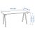 IKEA Письмовий стіл TROTTEN Білий (ИКЕА ТРОТТЕН) 39429562 фото - 3