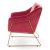 Крісло м'яке Halmar Soft 3 Бордовий V-CH-SOFT_3-FOT-BORDOWY фото - 2