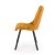 Обеденный стул Halmar K561 Горчичный - 4 Обеденный стул Halmar K561 Горчичный V-CH-K/561-KR-MUSZTARDOWY фото - 4