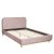 Ліжко Homla KARALIUS Welur 140x200 см Рожевий - 4 Ліжко Homla KARALIUS Welur 140x200 см Рожевий 207725 фото - 4