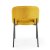Обеденный стул Halmar K373 Горчичный - 4 Обеденный стул Halmar K373 Горчичный V-CH-K/373-KR-MUSZTARDOWY фото - 4