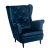 Кресло мягкое Signal Lady Welur Синий Кресло мягкое Signal Lady Welur Синий LADYV86