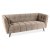Диван Signal Castello 3 Velvet | Темно-бежевий / Венге (Bluvel 40) CASTELLO3V40