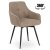 Обідній стілець поворотний Mebel Elit LARISA Бежевий ME.LARISA/BZ/CZ/T/K