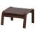 IKEA Крісло-качалка з підставкою POANG Темно-коричневий (ИКЕА ПОАНГ) 19551073 фото - 6