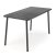 Садовый стол Halmar BOSCO 2 Черный - 3 Садовый стол Halmar BOSCO 2 Черный V-CH-BOSCO-ST-CZARNY фото - 3