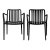 Садовый стул Kontrast KP104-KD Черный Meb000048 фото - 2