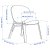 IKEA Кресло FROSET Красный (ИКЕА ФРОСЕТ) 20429604 фото - 5