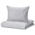 IKEA Комплект постельного белья NATTSVARMARE 150x200 см Серый (ИКЕА НАТЦВАРМАРЕ) 20529335