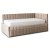Раскладная кушетка Mebel Elit VILLEMO Welur 120x200 см Бежевый ME.VILLEMO/120/90/BZ/V/LOZWYS фото - 2