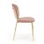 Обеденный стул Halmar K499 Розовый V-CH-K/499-KR-RÓŻOWY фото - 4