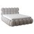 Кровать Mebel Elit ANKARA Boucle 160x200 см Серый ME.ANKARA/160/P/TB/LOZZPOJ фото - 4