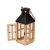Фонарь Homla BUREL 12,5x12,5x31см | Дерево / Черный 210646 фото - 2