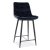 Барный стул Signal CHIC H-2 Welur Черный CHICH2VCC