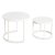 Комплект журнальних столів Mebel Elit JACK 2 шт Білий - 5 Комплект журнальних столів Mebel Elit JACK 2 шт Білий ME.JACK/B/B/L фото - 5