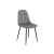 Обідній стілець Mebel Elit ARIS Welur Сірий ME.ARIS/P/V/K