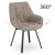 Обеденный стул поворотный Mebel Elit LUNA Boucle Коричневый ME.LUNA/BR/TB/K