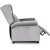 Кресло мягкое раскладное с реклайнером Mebel Elit SIMON Серый - 5 Кресло мягкое раскладное с реклайнером Mebel Elit SIMON Серый ME.SIMON/P/V/FW фото - 5