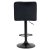 Барный стул Mebel Elit NERO Welur Черный ME.NERO/CZ/CZ/V/H фото - 5