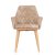 Обеденный стул Halmar K287 Бежевый V-CH-K/287-KR-BEŻOWY фото - 3
