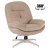 Кресло мягкое поворотное Mebel Elit MESA Бежевый ME.MESA/BZ/KR/T/FW