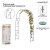 Садовая опора для вьющихся растений Garden Line ПЕРГОЛА Темно-зеленый PERG-N5054