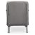 Крісло м'яке розкладне Mebel Elit BART Welur Сірий ME.BART/P/V/FW фото - 6