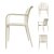 Садовый стул Kontrast KP104-KD Кремовый Meb000049 фото - 3